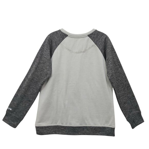 Burton Sweatshirt Mens Large Gray Fleece Warm Dryride Pullover Snowboarding - Picture 6 of 12